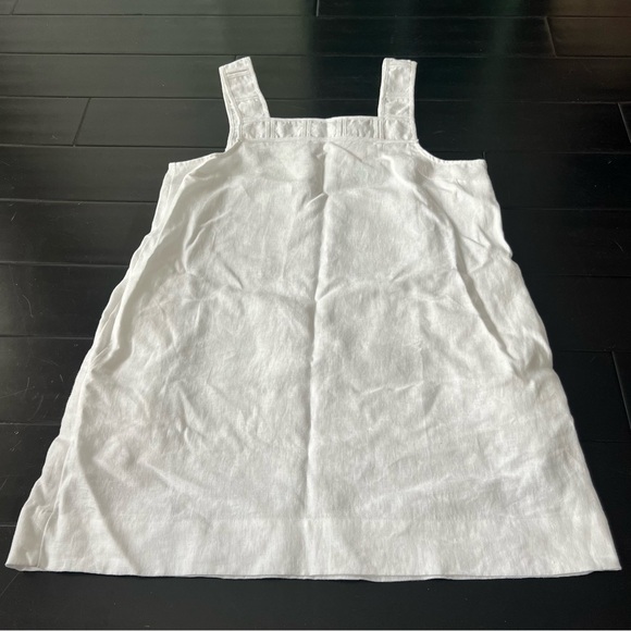 NWT Madewell Linen Embroidered Tank Mini Dress - Picture 5 of 9
